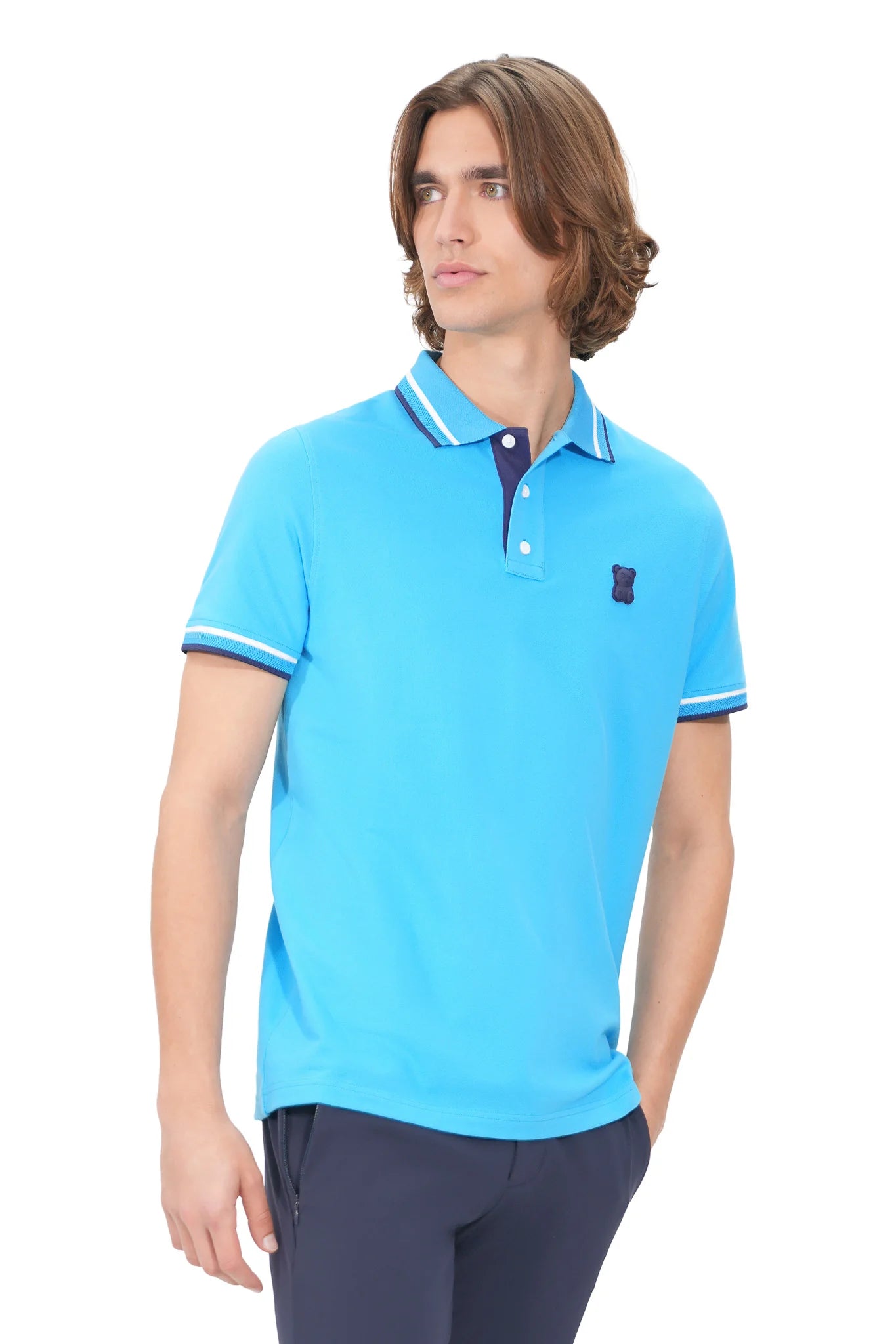 Wiley Turquoise Polo Shirt