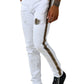 White/Gold Jeans