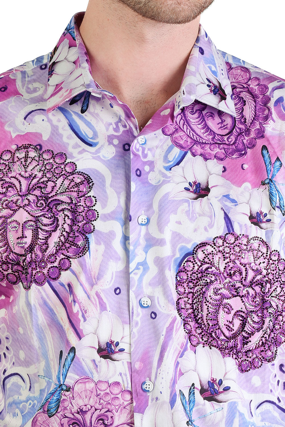 BARABAS Lavender Medusa Shirt