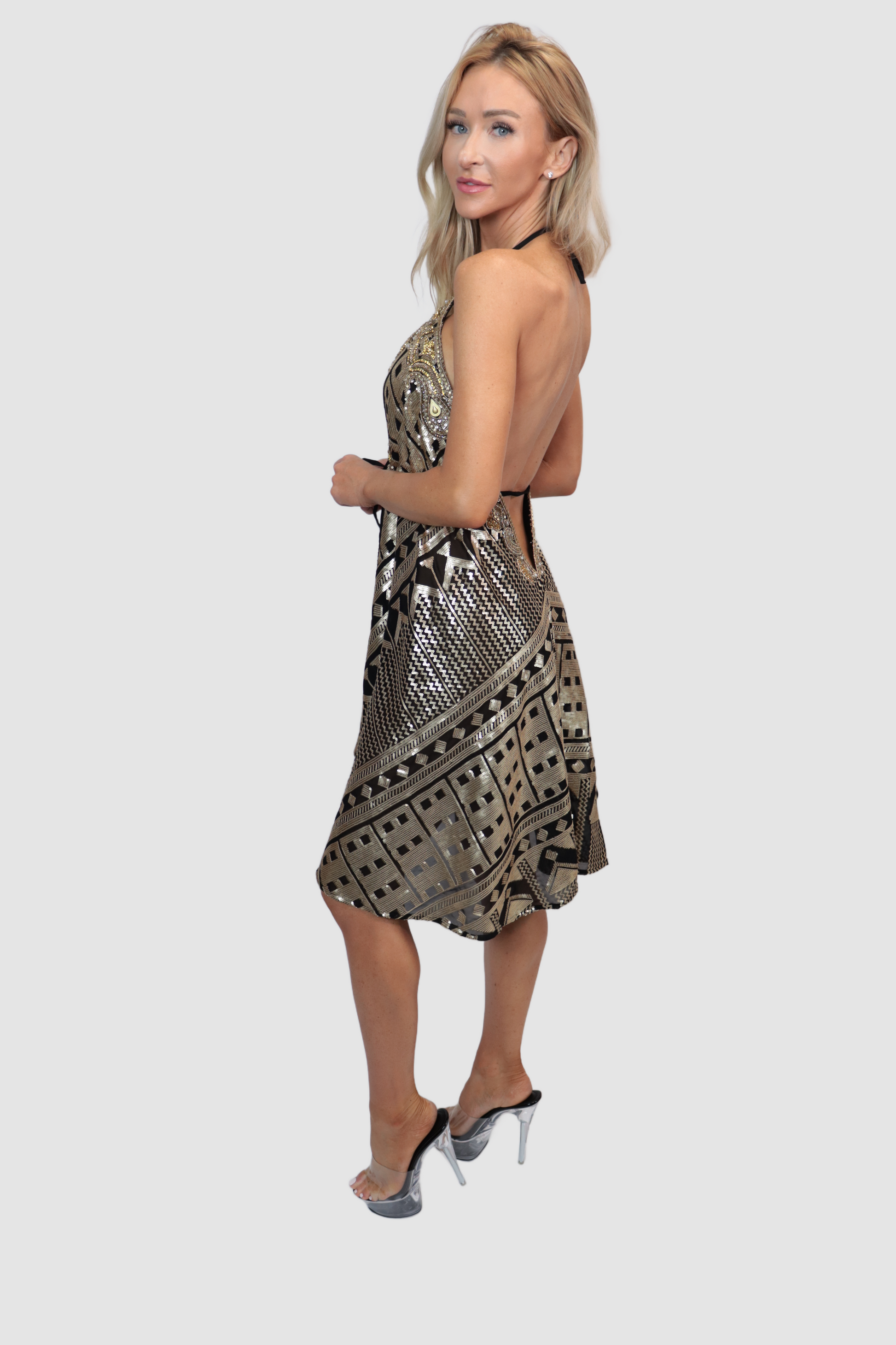 goddess short dress Sun Goddess Mini Dress