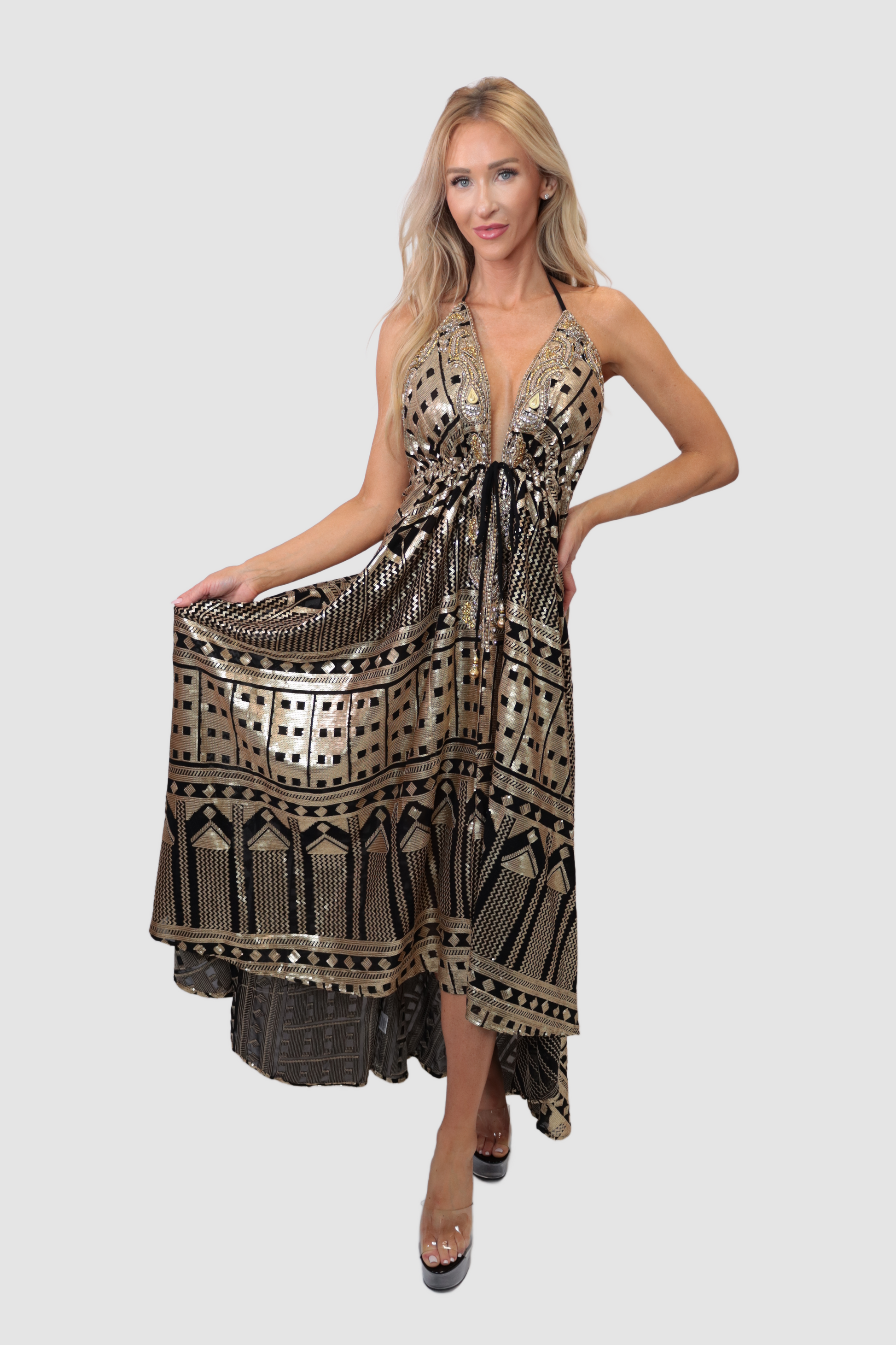 goddess cocktail dress Goddess Energy Mini Dress - White, Large | Hazel and Olive
