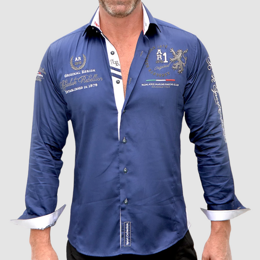 Absolute Absolute Mykonos Navy Shirt