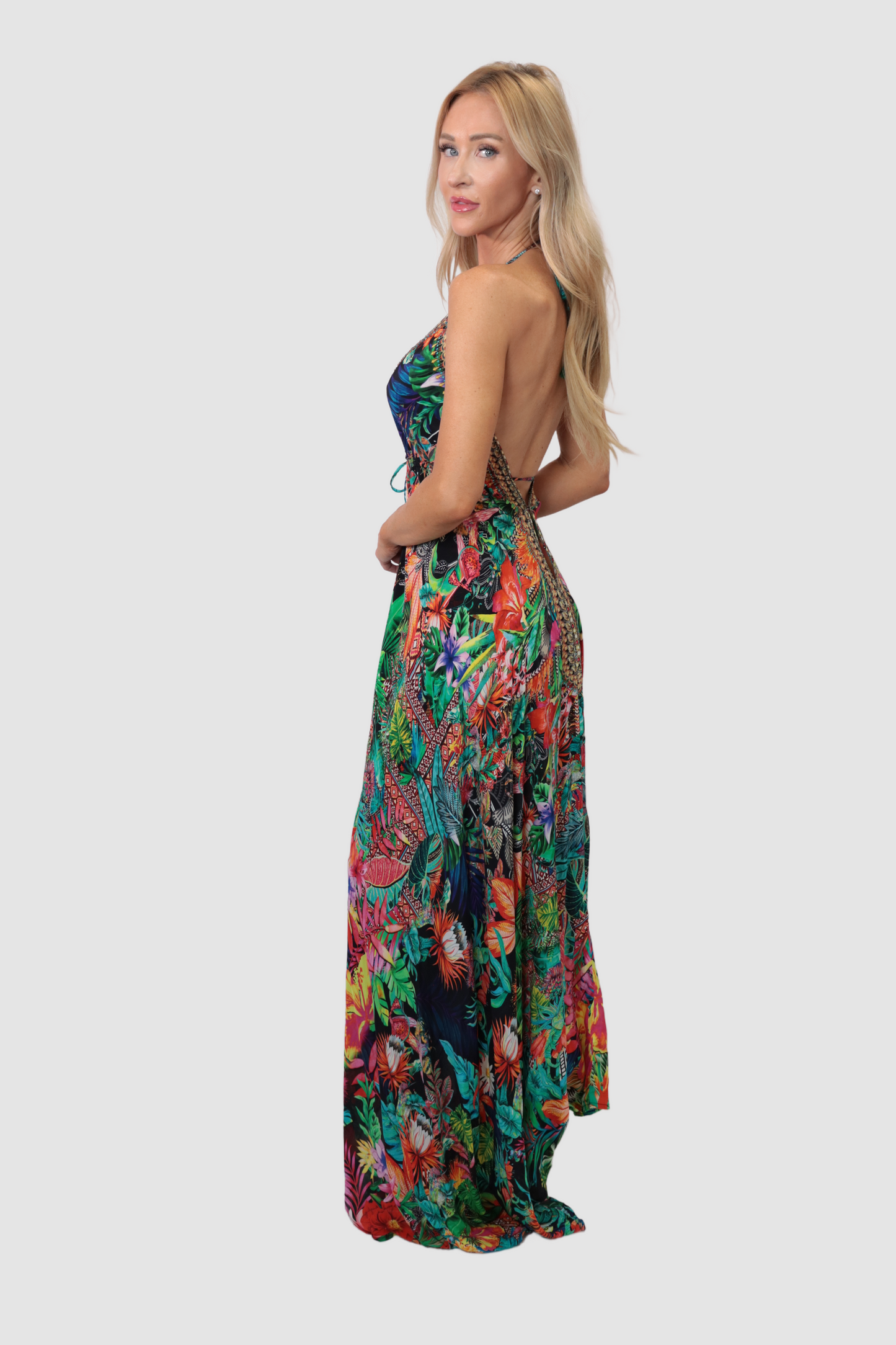 Jungle Multi Flowers Dress