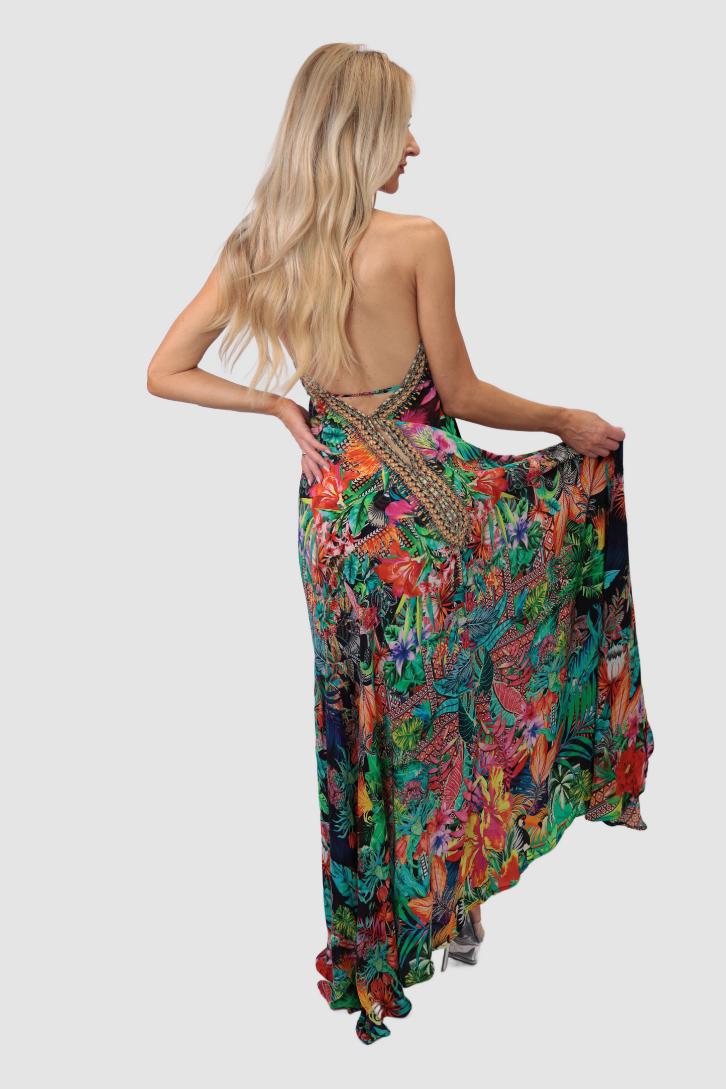 Jungle Multi Flowers Dress