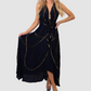 Tulum Black W Gold Dress