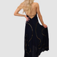 Tulum Black W Gold Dress