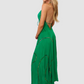 Tulum Emerald Green W Gold Dress