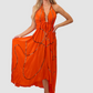 Tulum Orange Dress