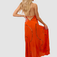 Tulum Orange Dress