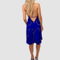 Tulum Royal Blue Short Dress