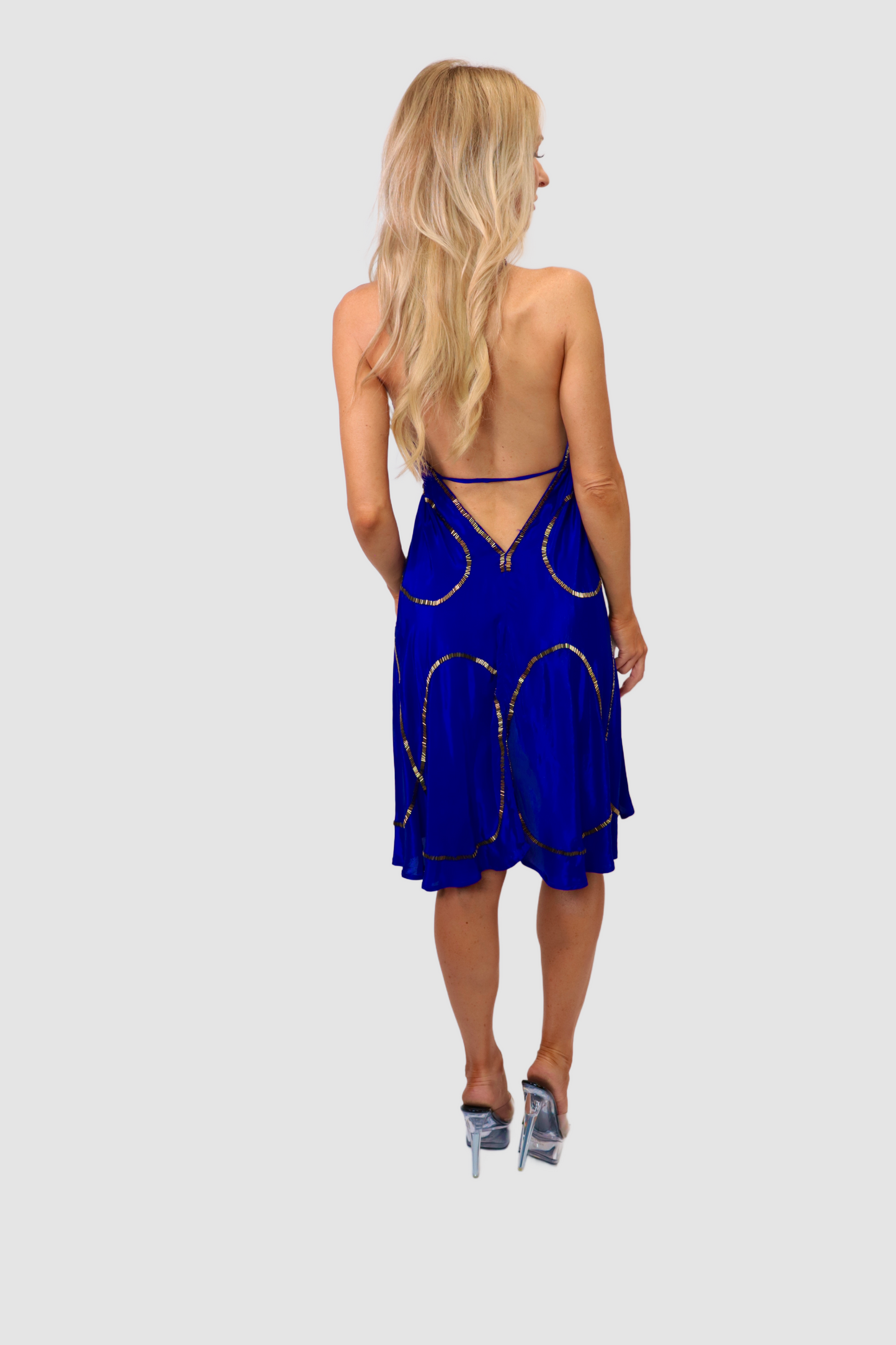 Tulum Royal Blue Short Dress