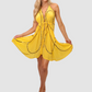 Tulum Yellow Short Dress