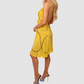 Tulum Yellow Short Dress