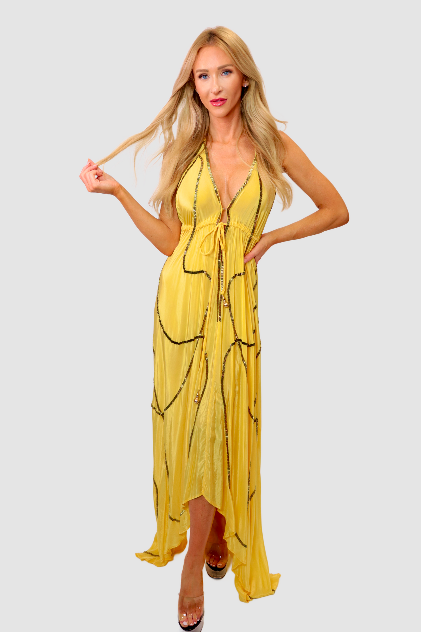 Tulum Yellow Dress