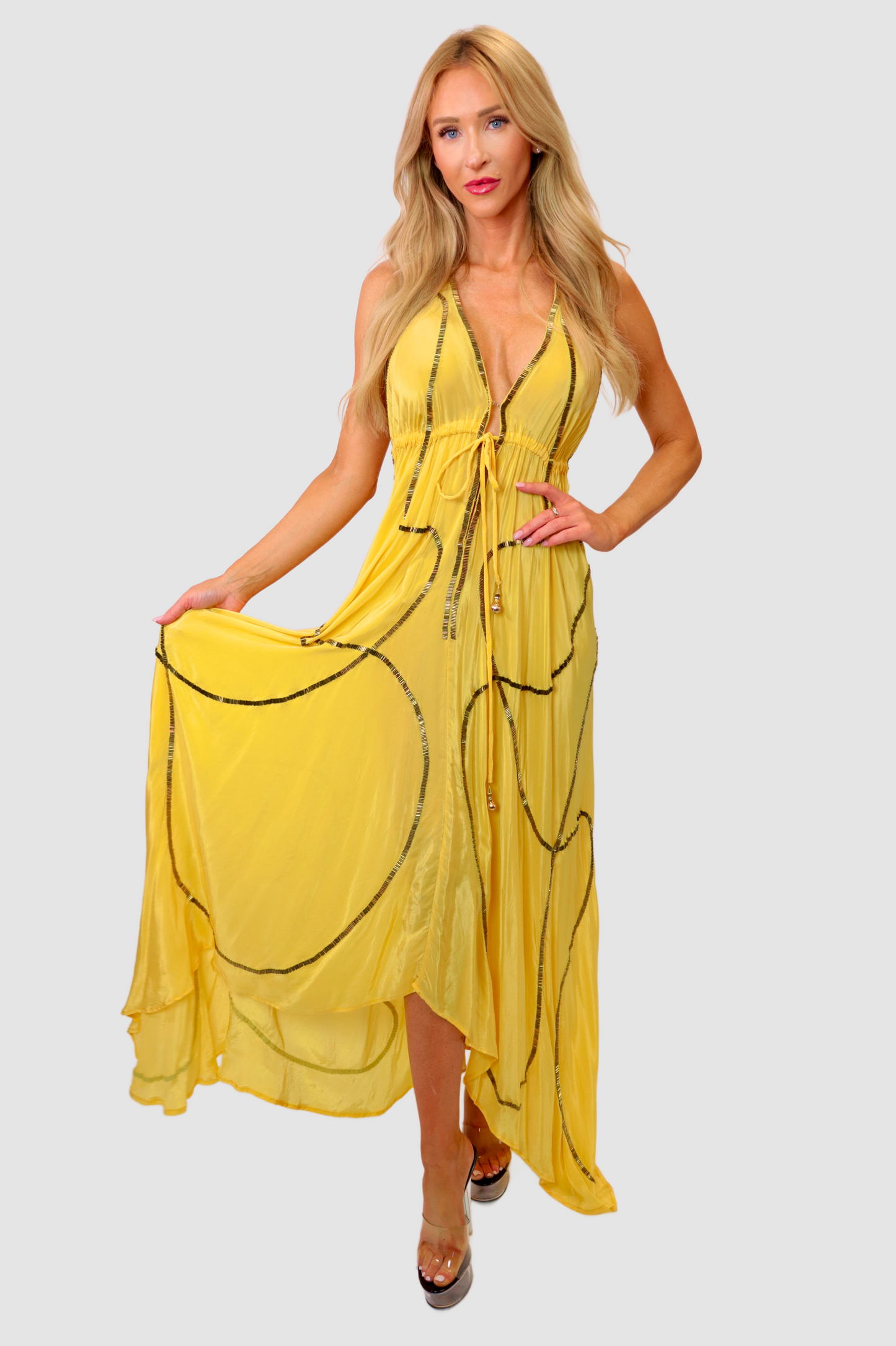 Tulum Yellow Dress