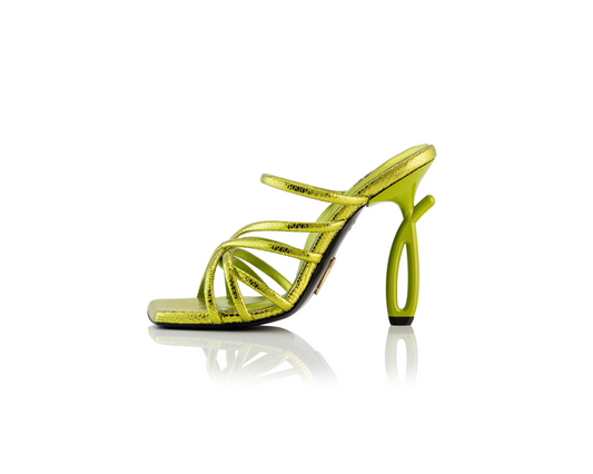 Entwine Electric Green Sandals