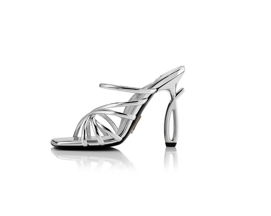 Entwine Electric Silver Sandals