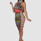 Vie Sauvage Evelina New Multi Color Spotted Dress