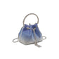 Urban Expressions Vontrice Blue Ombre Crystal Clutch Side.
