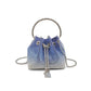 Urban Expressions Vontrice Blue Ombre Crystal Clutch Front.