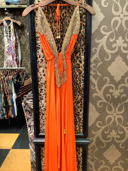 Mallorca Orange Dress