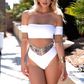 Naomi Besson Gorgo White Sand Swimsuit