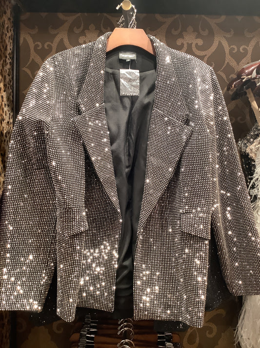 Black Silver Blazer