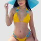 Yekas Premium Big Diamond Yellow Bikini