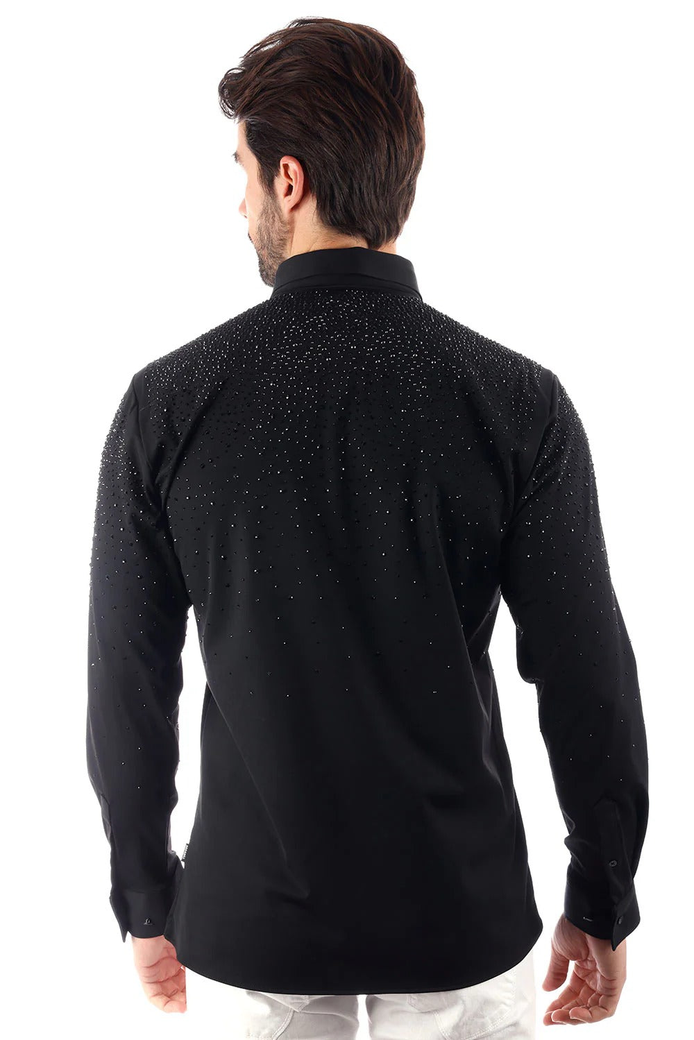 Black/Black Crystals Shirt