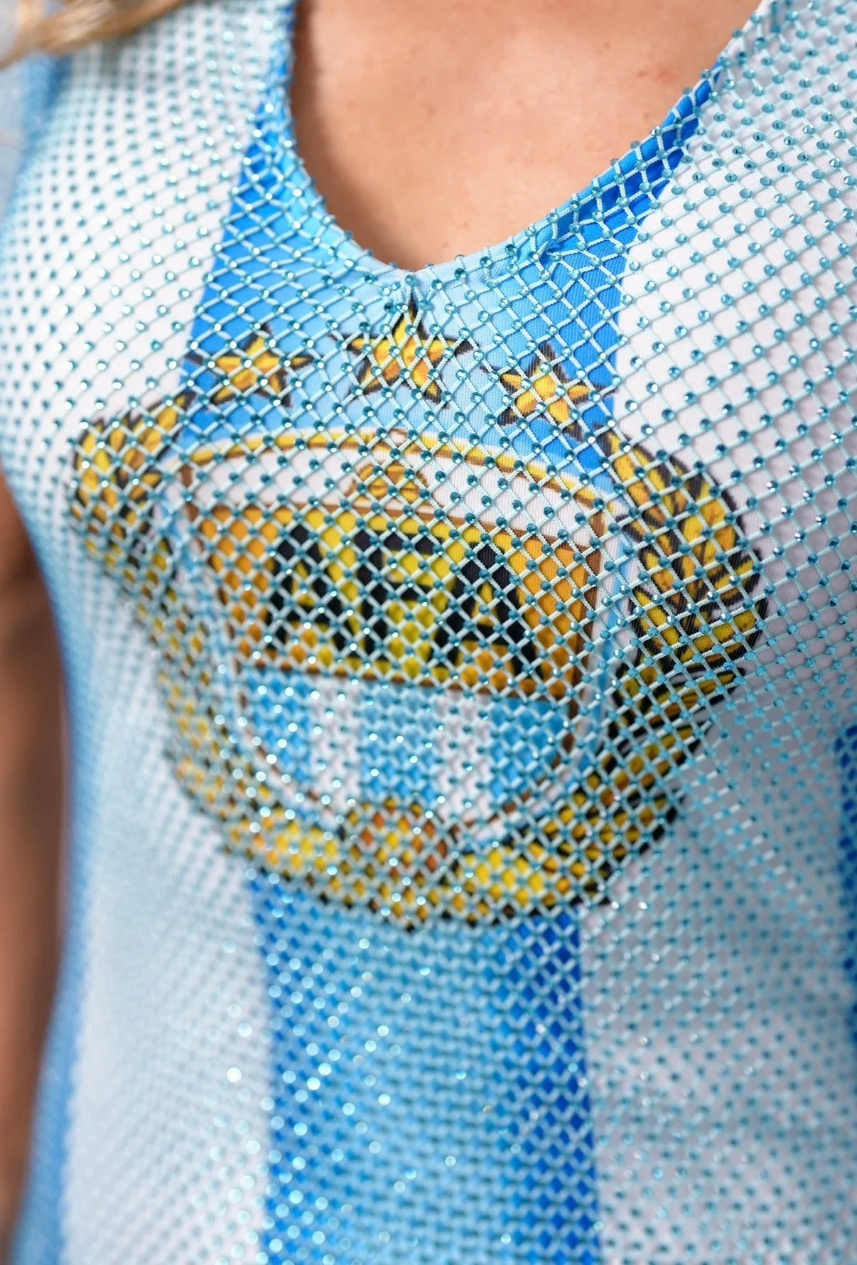 BIOP Argentina Crystal Mesh Dress