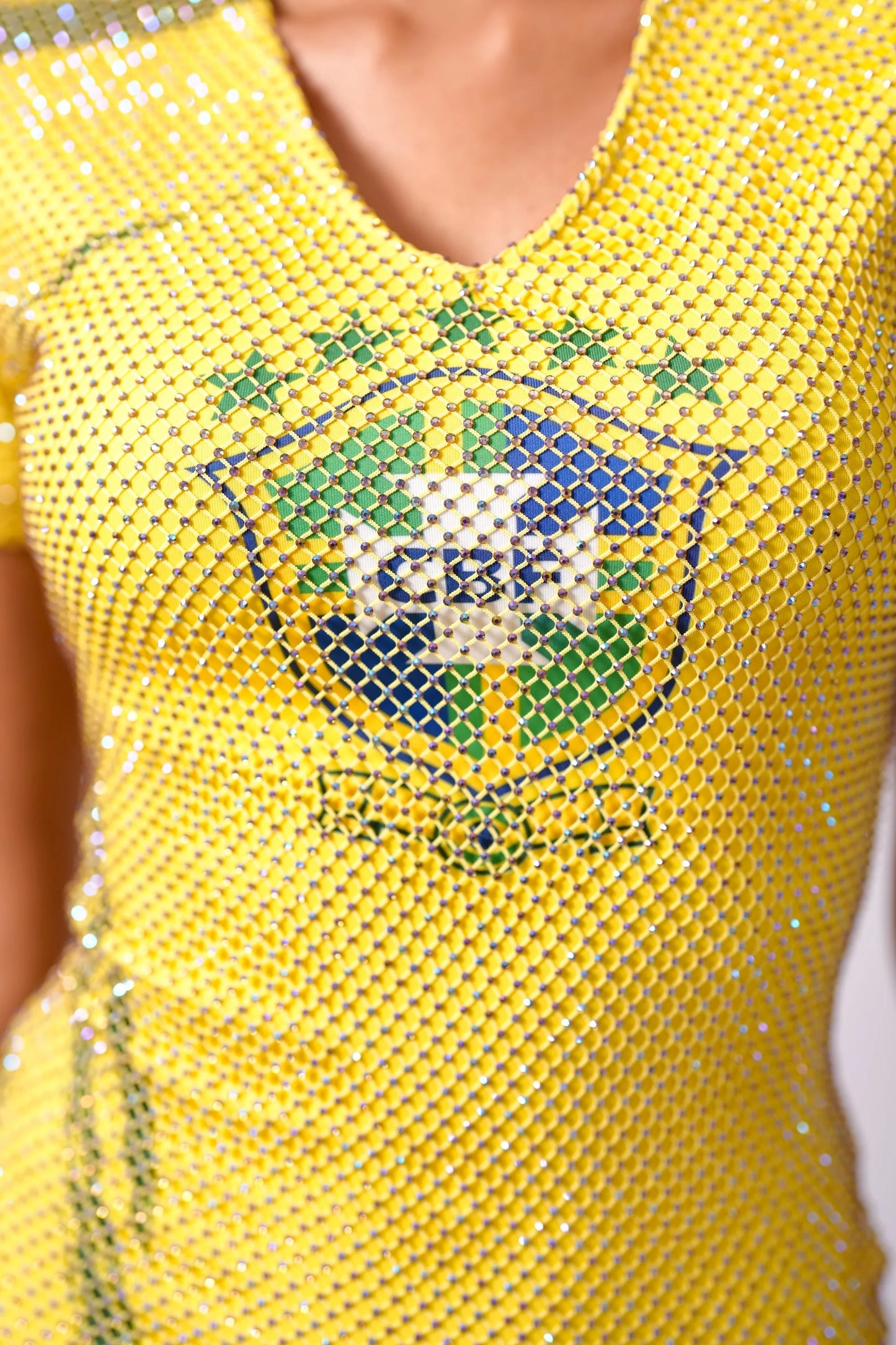 BIOP Brazil Crystal Mesh Dress