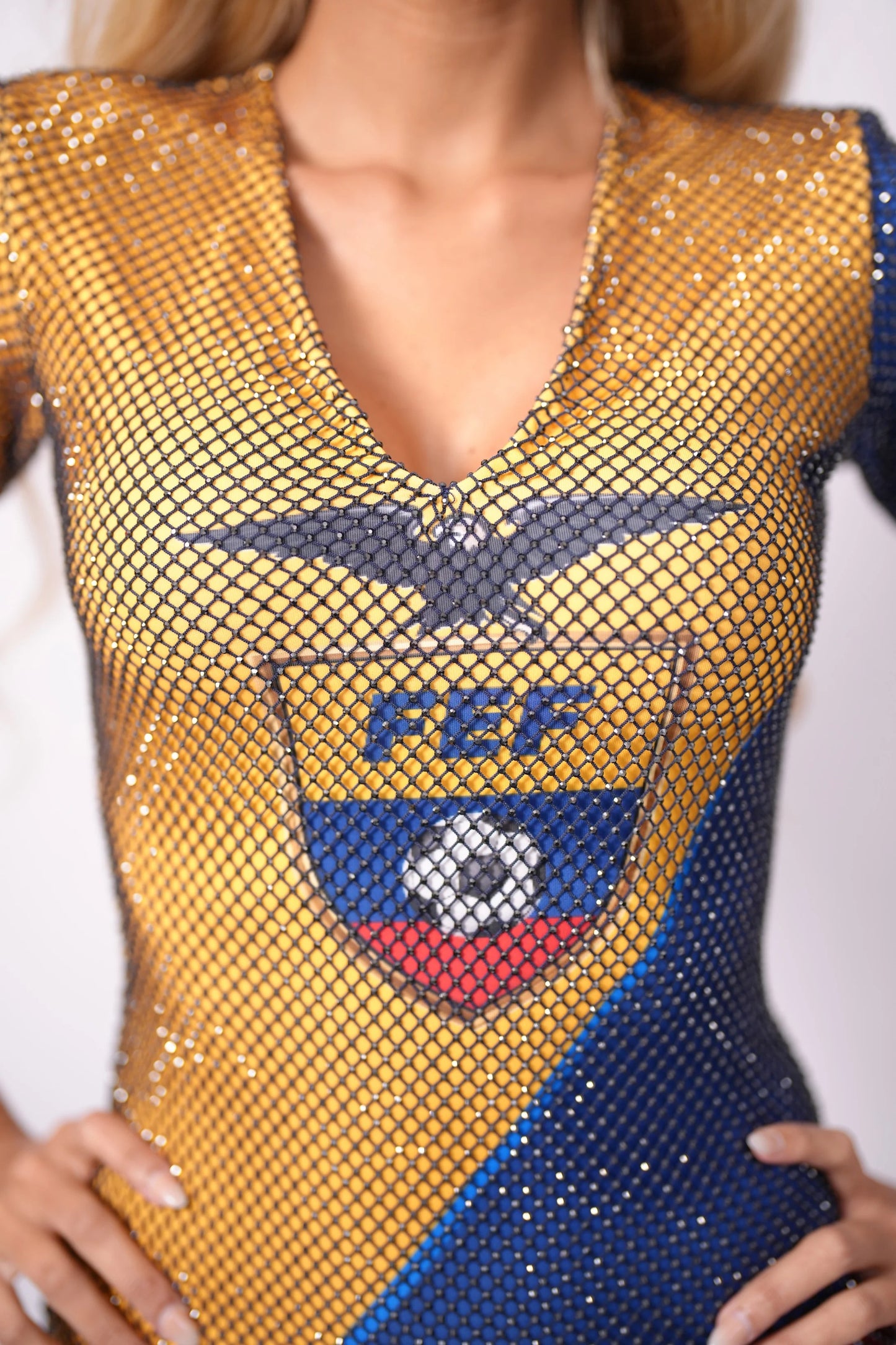 BIOP Ecuador Crystal Mesh Dress