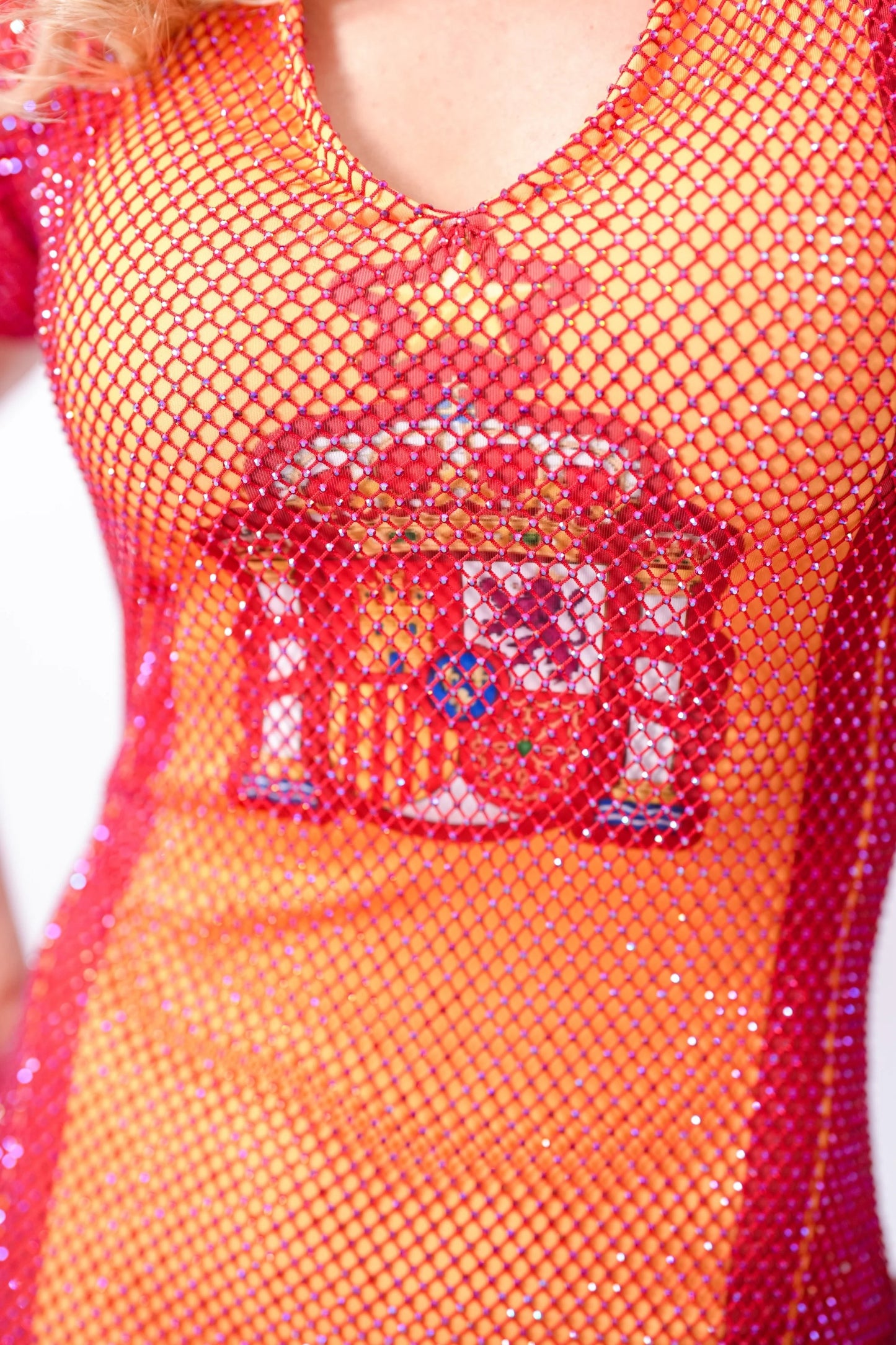 BIOP Spain Crystal Mesh Dress