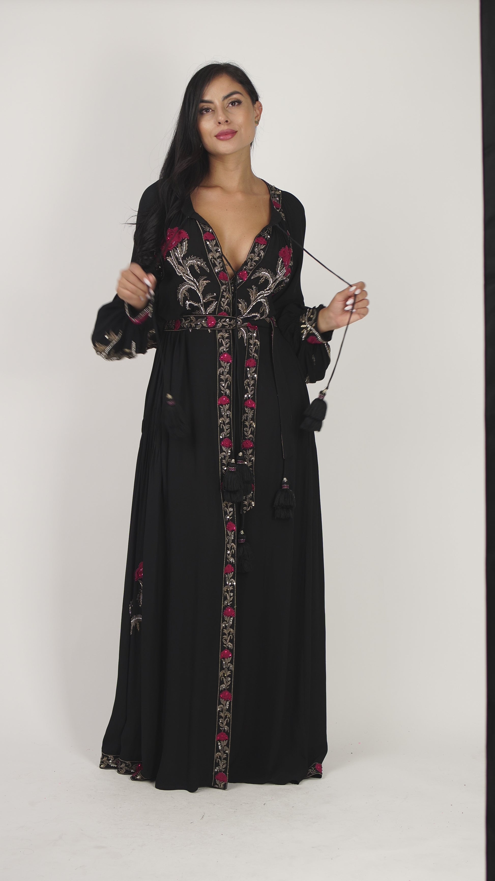 Diamond for Eden Black Bohemian Dress