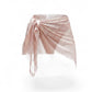 Pink Crystal Clasp Mesh Skirt