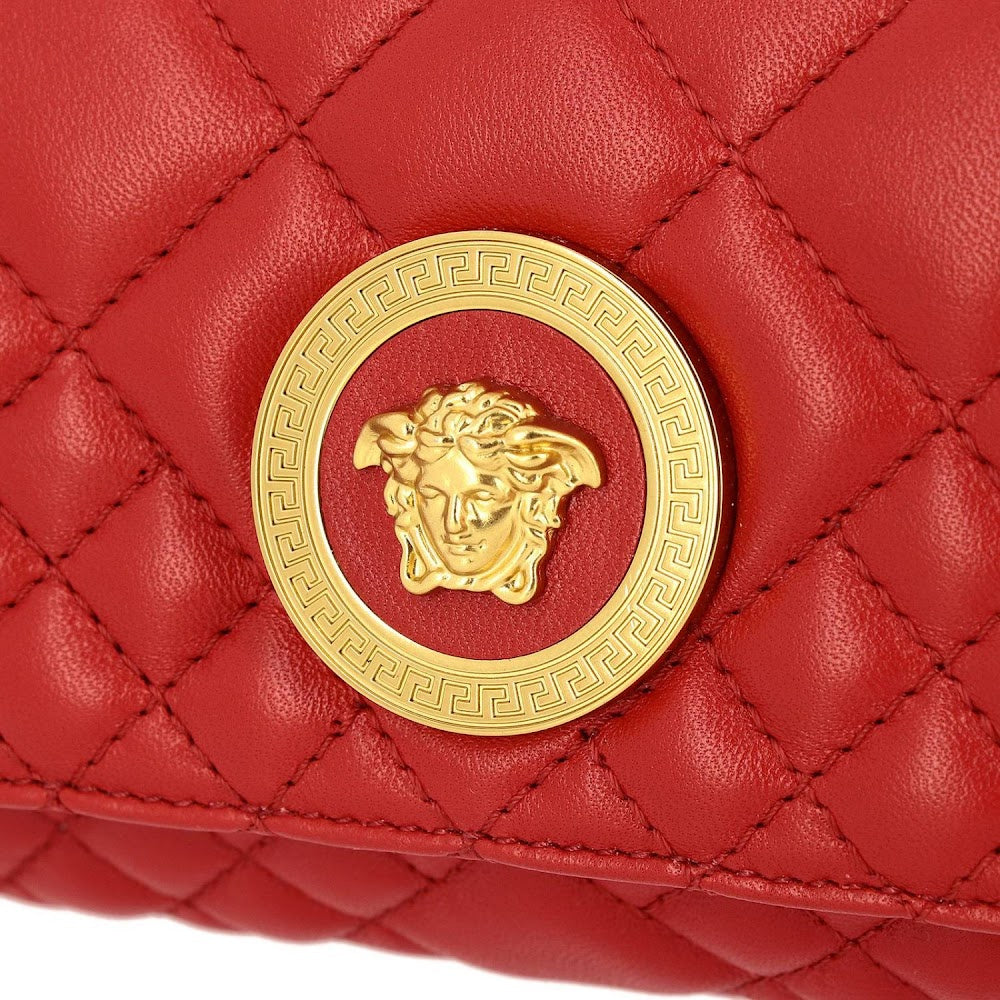 VERSACE, Red Women's Handbag