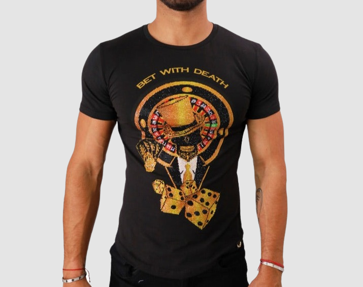 UOMINI Black Casino T-Shirt