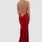 VIE SAUVAGE Meave Red/Silver Long Dress