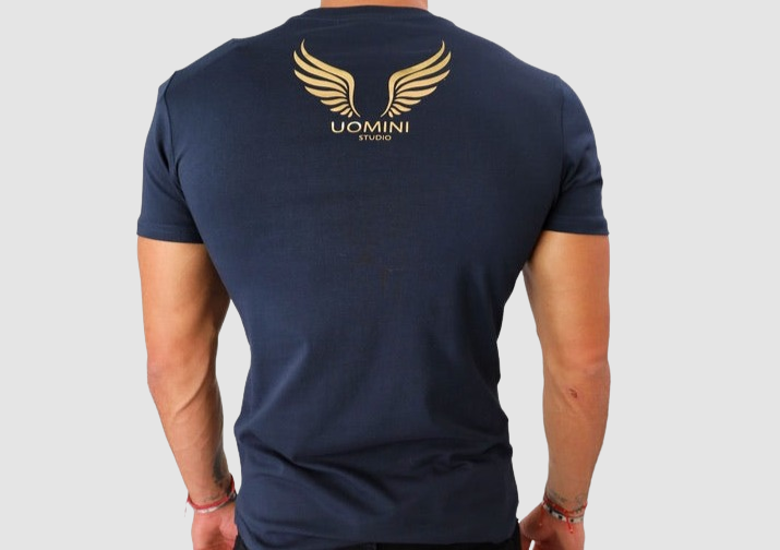 UOMINI Stromboli Navy Men T-Shirt