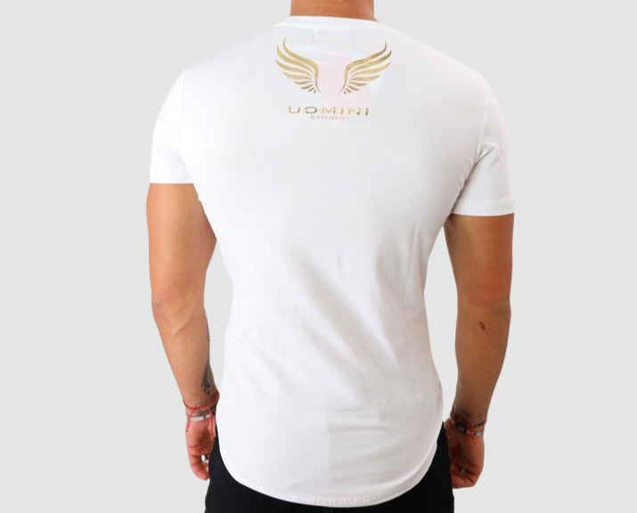 UOMINI White Casino T-Shirt
