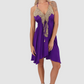 JSQUAD Purple Short Dress