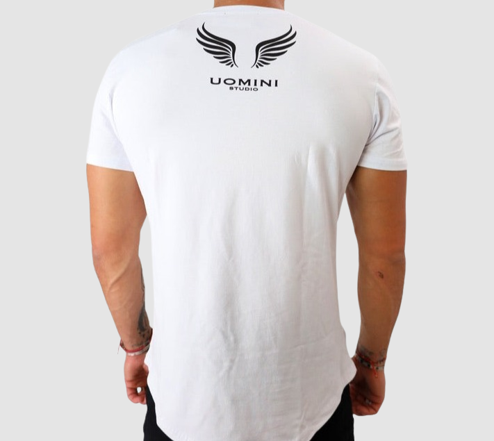 UOMINI Taurus White Men T-Shirt