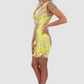 Kasia de Gelaque Yellow/Gold Short Dress