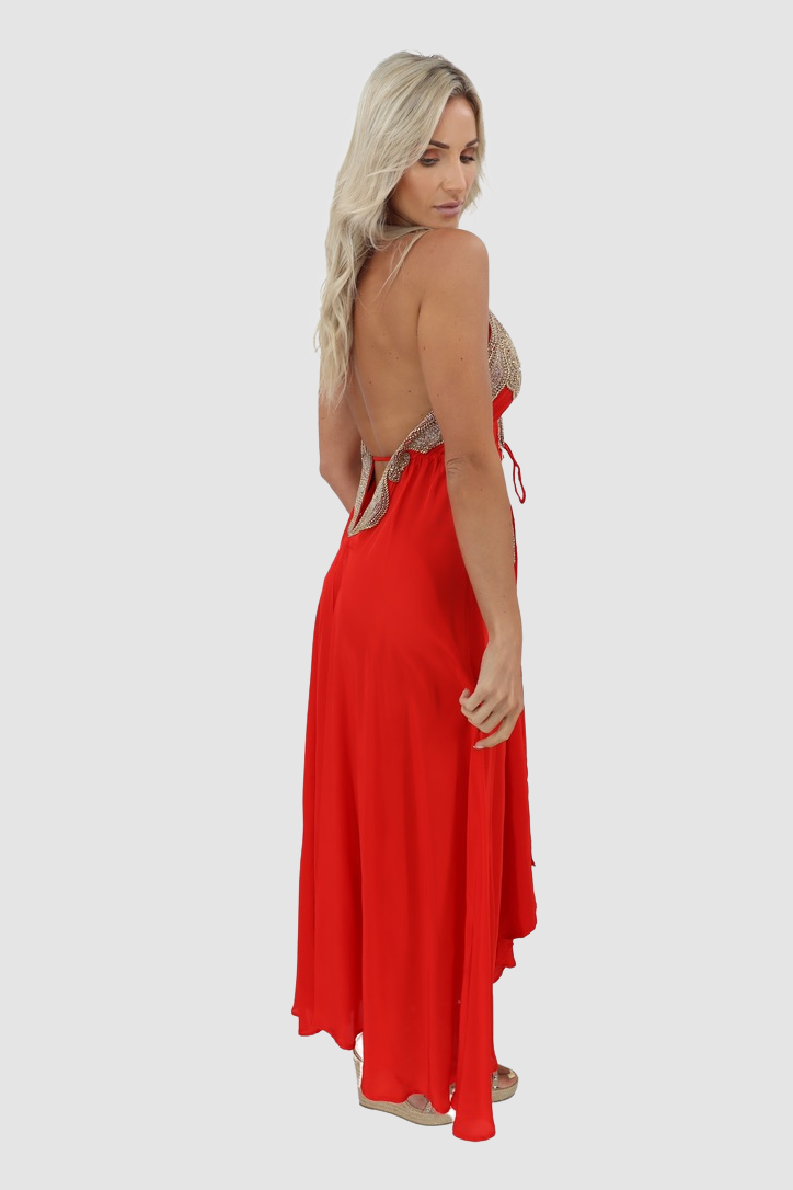 Mallorca Red/Gold Dress Mallorca Red/Gold Dress