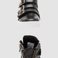 J75 Black Sneakers with Gold Hardware