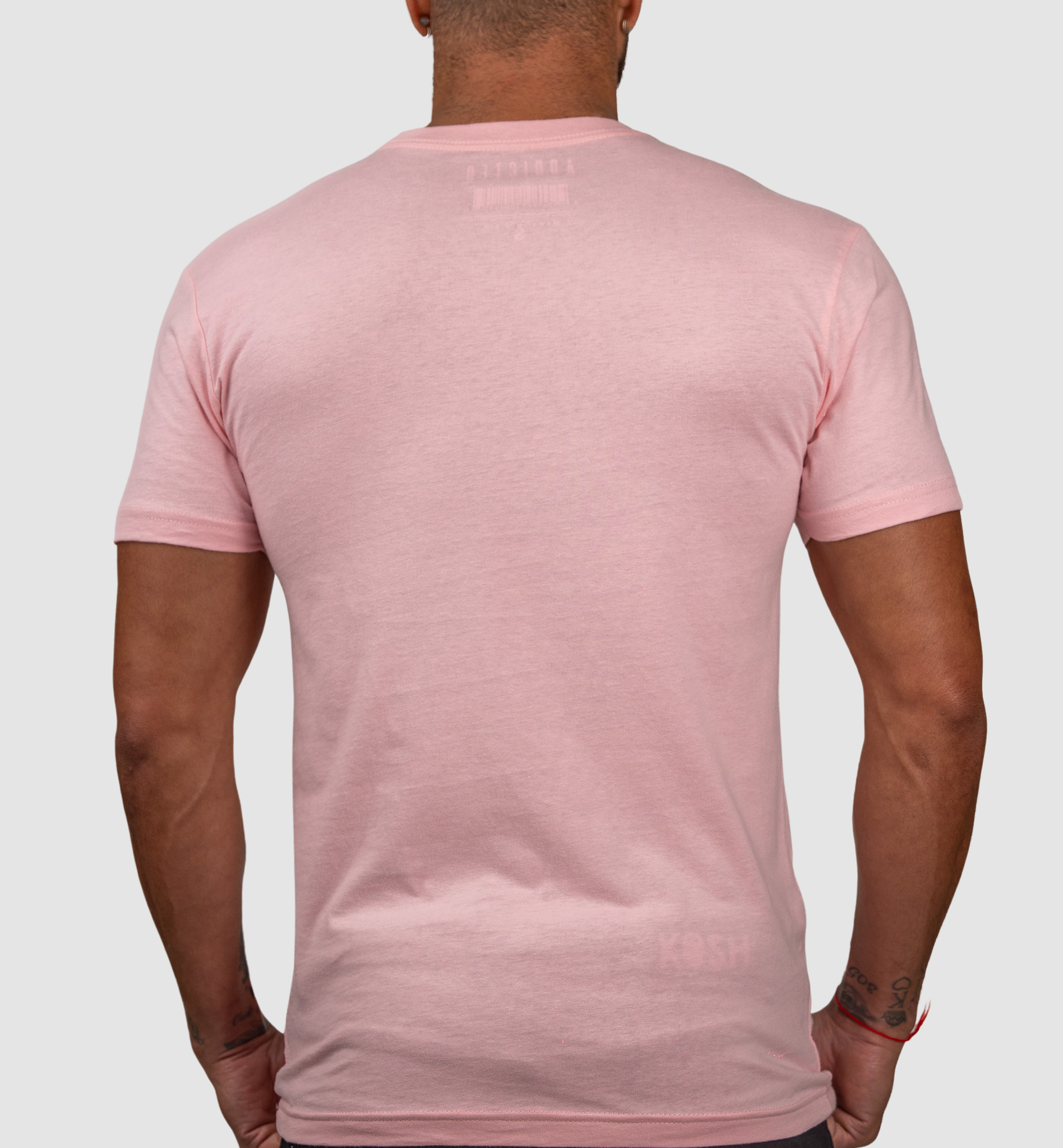 Pink Rhinestone Shirt Sleeves, Men's Short Sleeve T-shirt