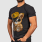ADDICTED Black/Gold Bear T-Shirt