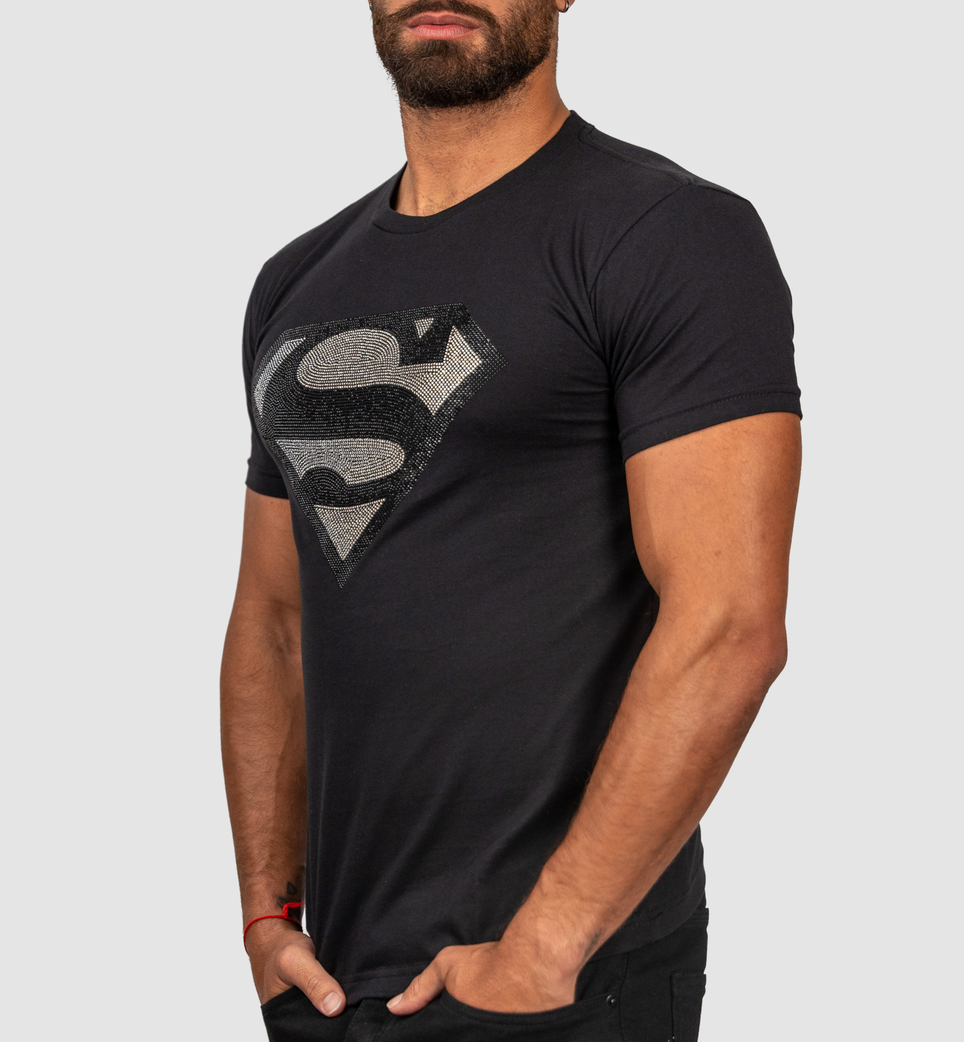 ADDICTED Superman Black/Silver Man