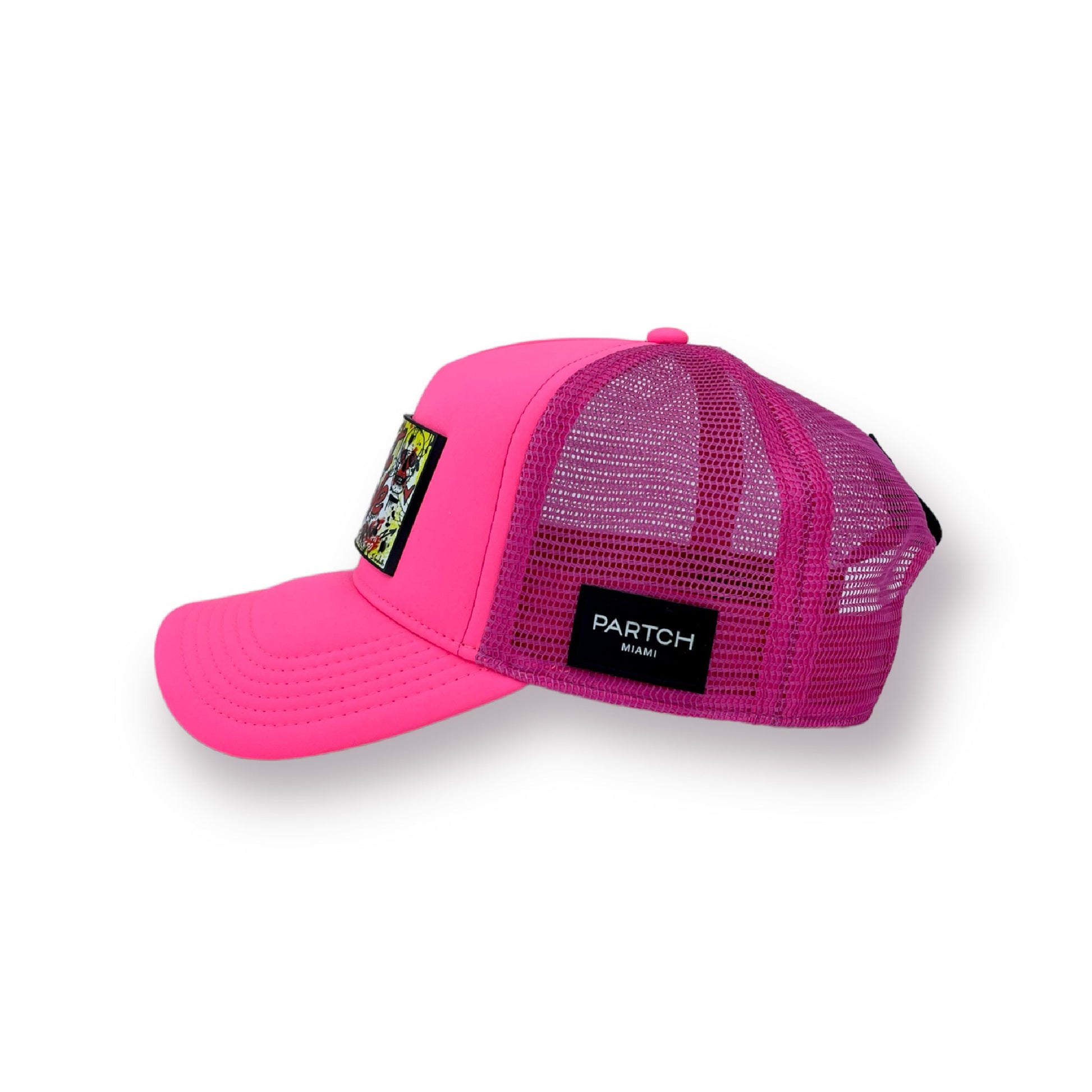 PARTCH Pink trucker hat do what you love art design