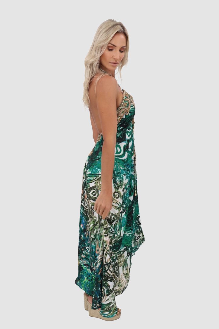 Santorini Green Marble Dress URock Couture Santorini Green Marble Dress URock Couture